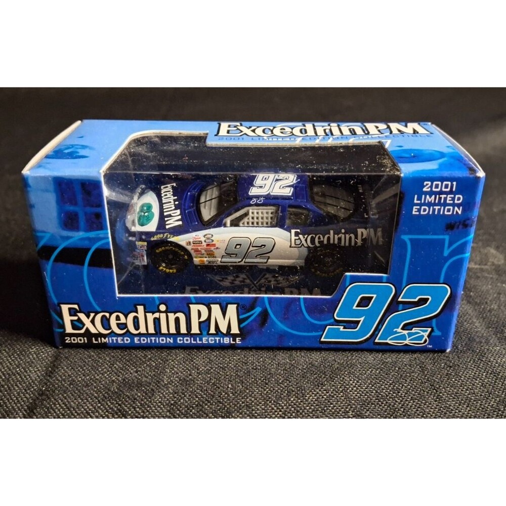 Jimmy Johnson Vintage 2001 #92 Excedrin PM Limited Edition Diecast 1:64 NASCAR